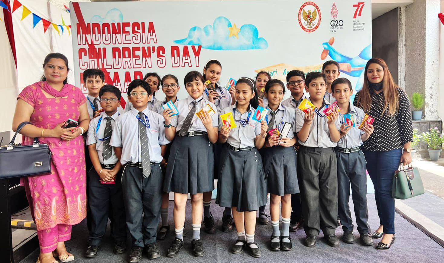 VISIT TO INDONESIA CHILDREN DAY BAZAAR