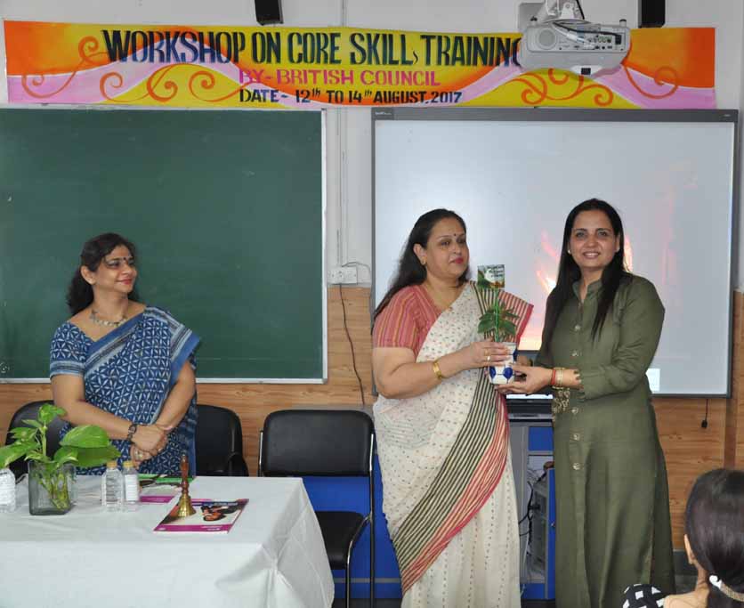 WORKSHOP ON CORE SKILLS TRAINING BY BRITISH COUNCIL
