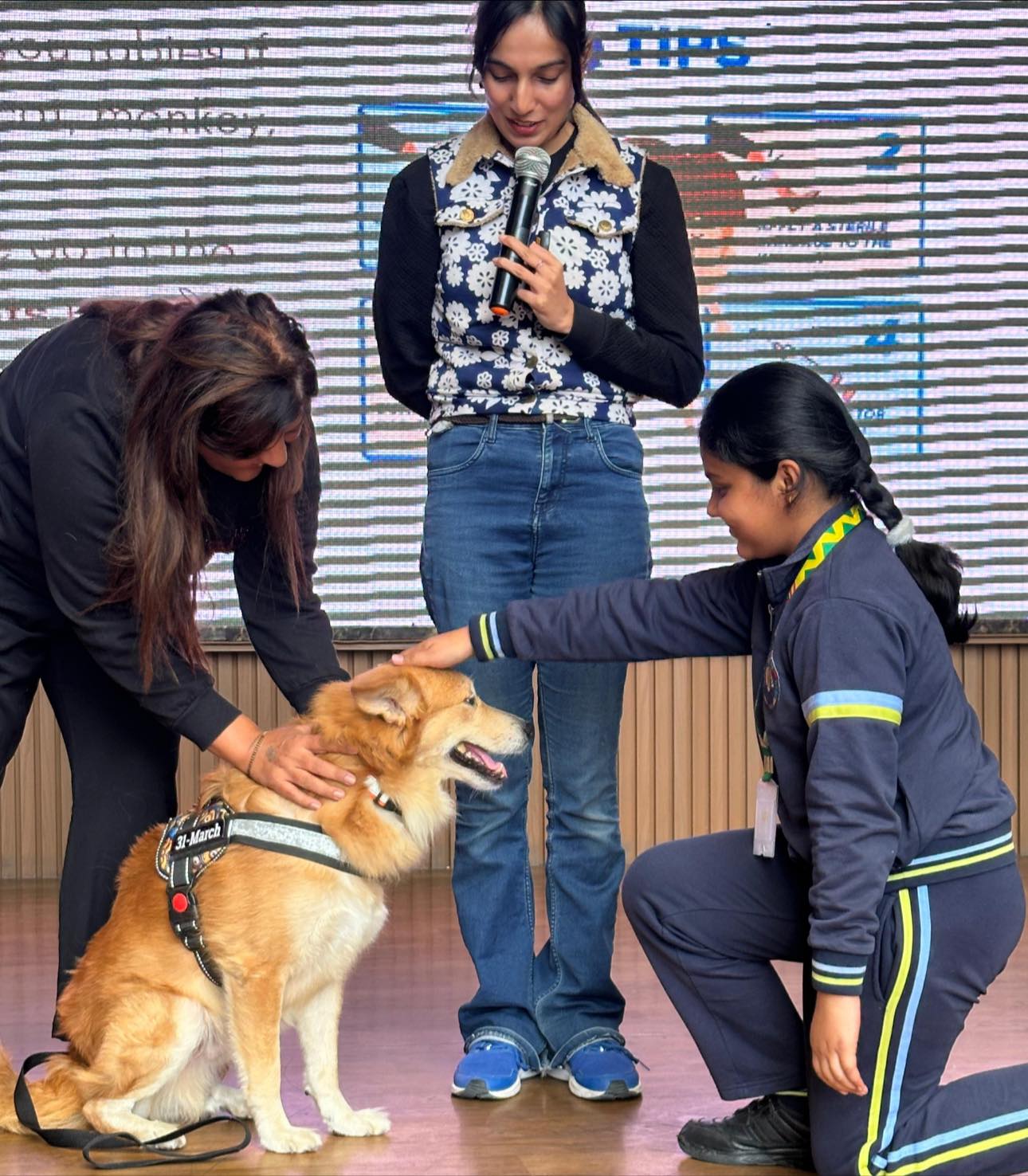 BHALU VISITED OUR SCHOOL