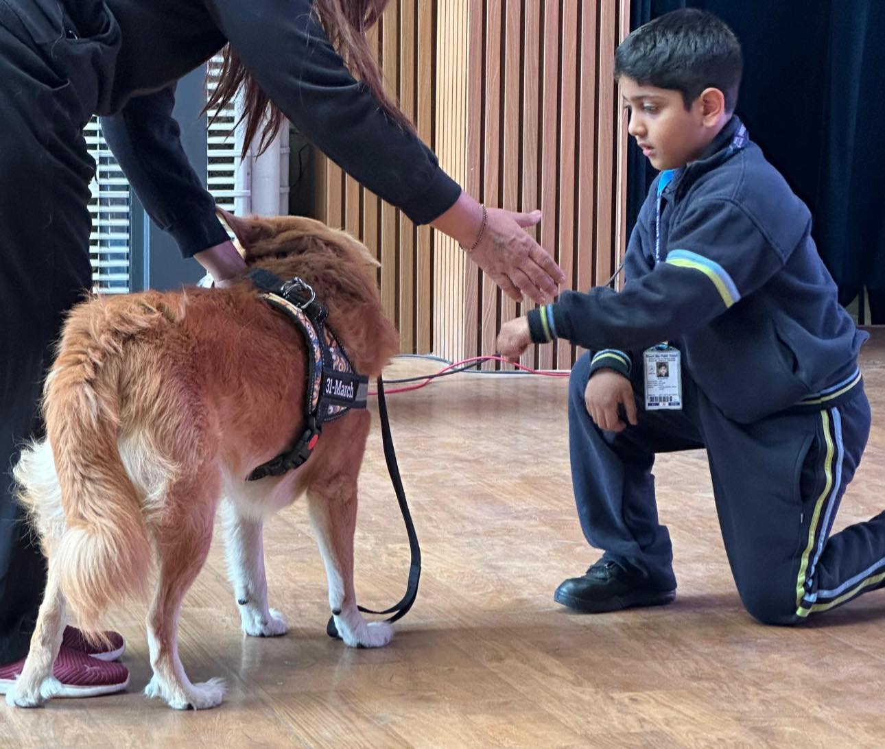 BHALU VISITED OUR SCHOOL