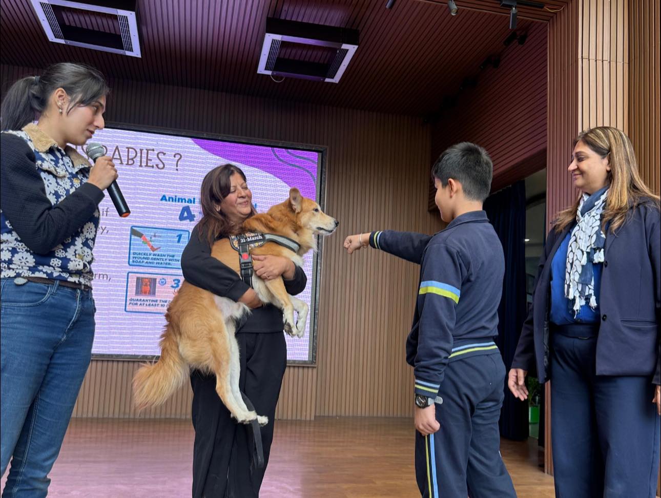 BHALU VISITED OUR SCHOOL