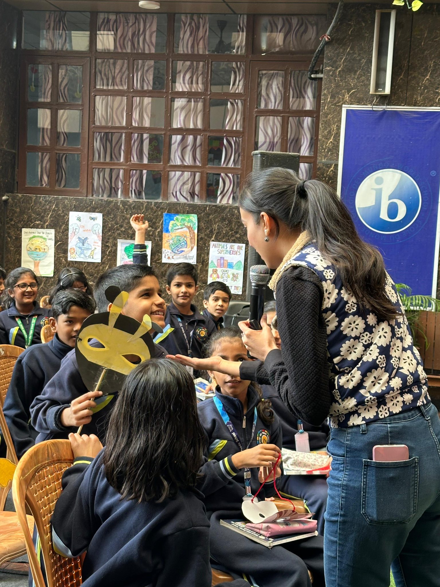 BHALU VISITED OUR SCHOOL