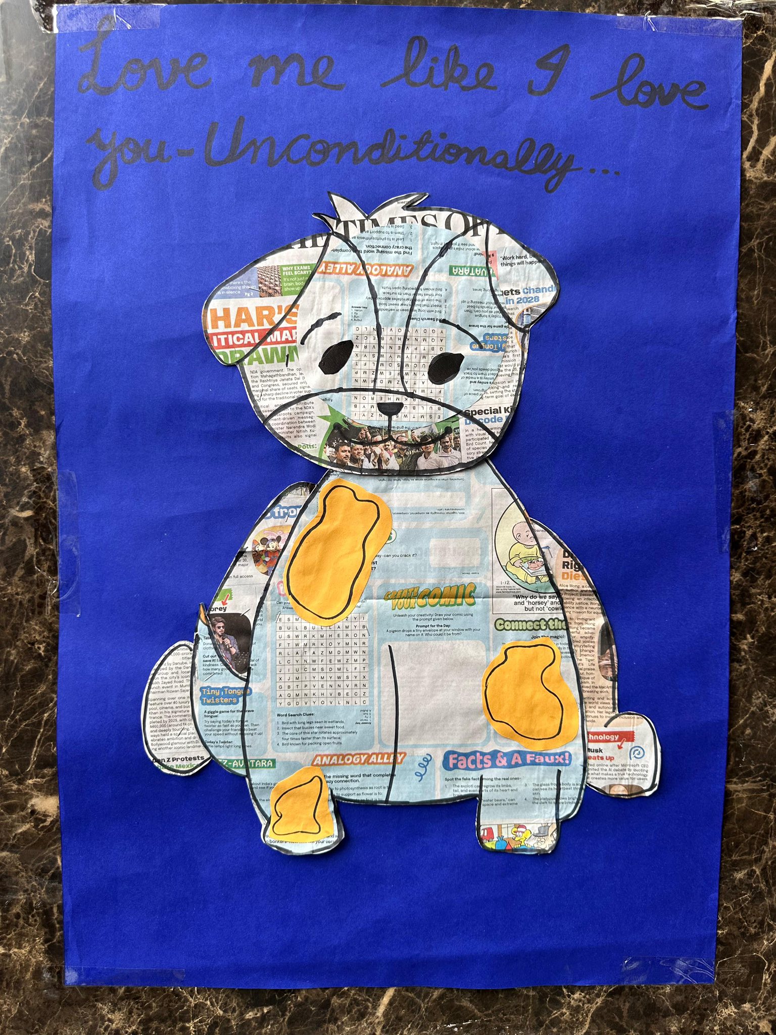 BHALU VISITED OUR SCHOOL