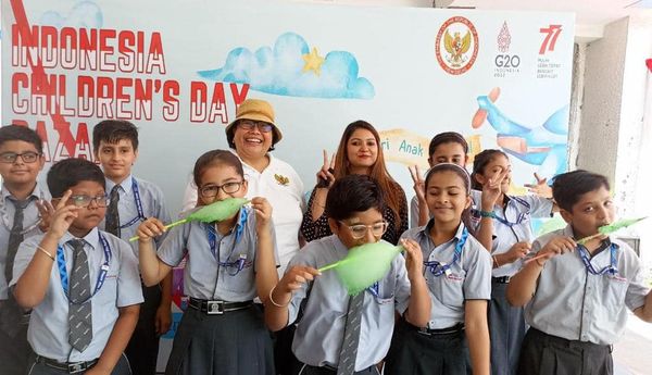 VISIT TO INDONESIA CHILDREN DAY BAZAAR